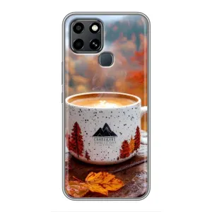 Чехол с принтом «Кофе на природе» для Infinix Smart 6