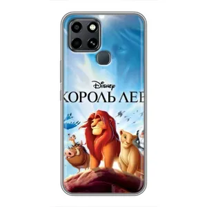 Чехол Король лев на Инфиникс Смарт 6 (Постер Король Лев)