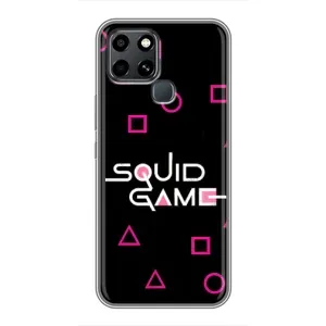 Чехол Гра в кальмара для Infinix Smart 6 (Паттерн Игра кальмара)