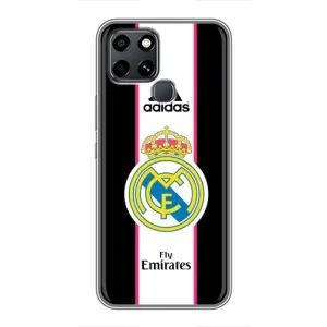 Чехол для Infinix Smart 6 с принтом Реал Мадрид (Лого Real Madrid)