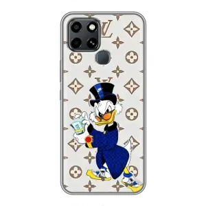 Чехлы для Infinix Smart 6 - Скрудж МакДак Louis Vuitton (PREMIUMPrint) (Макдак на стиле)