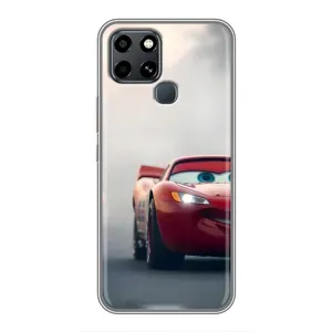 Силиконовый чехол Маквин для Infinix Smart 6 (Скоростной Маквин)