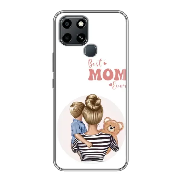 Чехол с принтом «Мама и сын» для Infinix Smart 6