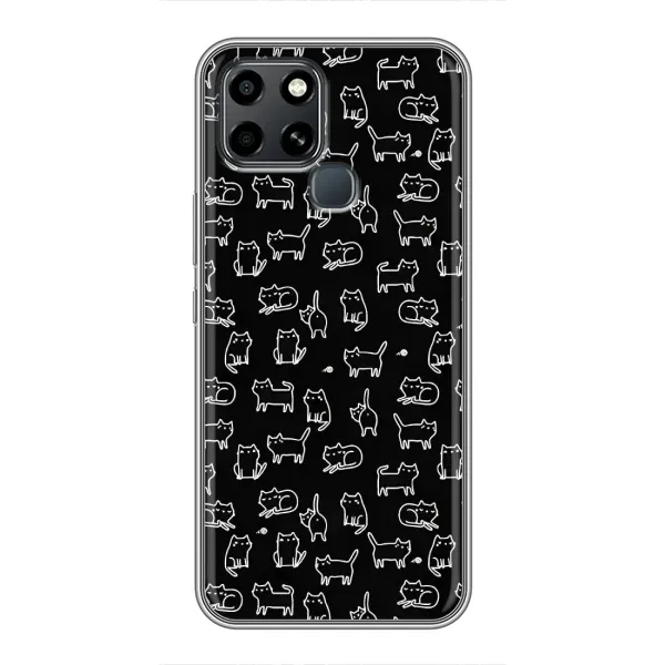 Чехол с принтом «Меленькие котики» для Infinix Smart 6 Чехол с принтом «Меленькие котики» для Infinix Smart 6