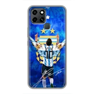 Чохли для Infinix Smart 6 (Leo чемпіон) (AlphaPrint) (Мессі збірна)