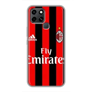 Чехлы для Infinix Smart 6 (VPrint) - Футбольные клубы (Milan)