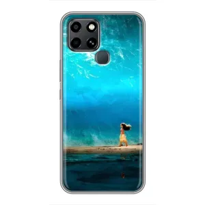 Чехол с мультфильмом Моана Infinix Smart 6 (Океан Моана)