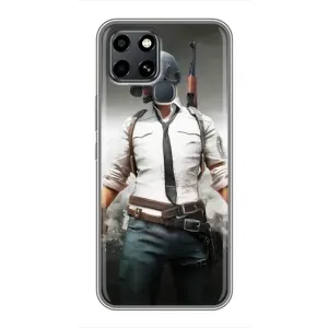 Чехол PUBG для Инфиникс Смарт 6 (AlphaPrint)
