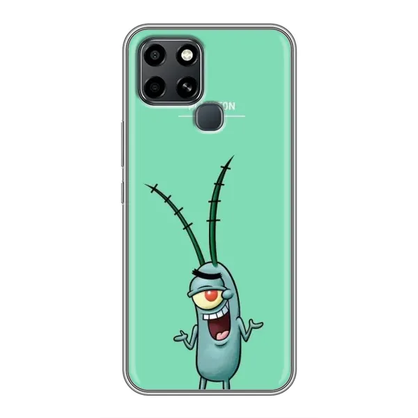 Чехол с принтом «Персонаж Планктон» для Infinix Smart 6