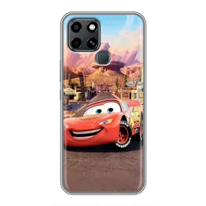 Силиконовый чехол Маквин для Infinix Smart 6 (Радиаторный Спрингс Маквин)