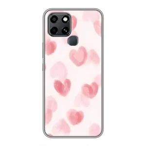 Чохол з розовим принтом для Infinix Smart 6