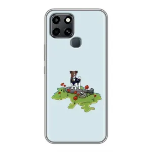 Чехлы с картинкой собаки Патрон для Infinix Smart 6 (AlphaPrint) (Сапер Пес)