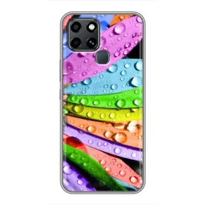 Чехлы (ART) Цветы на Infinix Smart 6 (VPrint) (Семицветик)