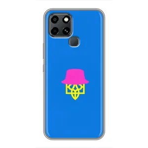 Чехлы для Infinix Smart 6  Укр. Символика (AlphaPrint) (Шапка на гербу)