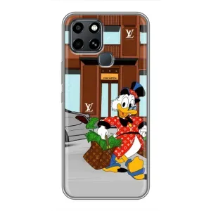 Чехлы для Infinix Smart 6 - Скрудж МакДак Louis Vuitton (PREMIUMPrint) (Скрудж ЛВ)