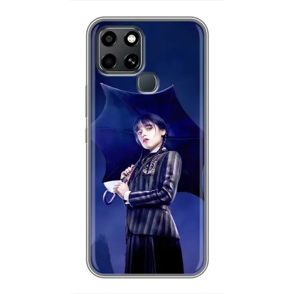 Чехол с принтом «Венсдей» для Infinix Smart 6 Чехол с принтом «Венсдей» для Infinix Smart 6