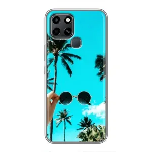 Силиконовый чехол с КАРТИНКАМИ лето для Infinix Smart 6 (AlphaPrint)