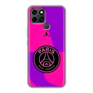 Чехлы PSG для Infinix Smart 6 (AlphaPrint) (яркий ПСЖ)
