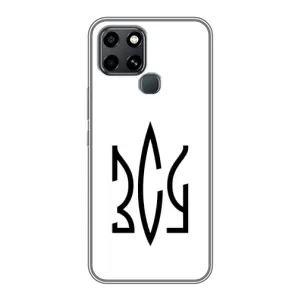 Чехлы для Infinix Smart 6  Укр. Символика (AlphaPrint) (ЗСУ герб)