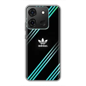 Чохол з принтом «Адідас з полосами» для Infinix Smart 7