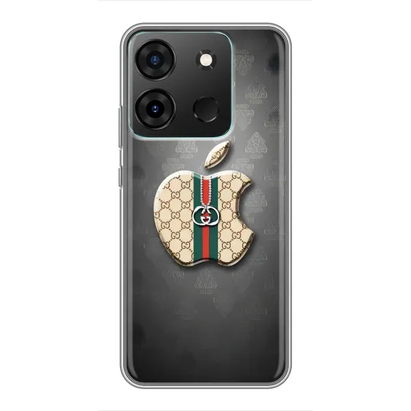 Чохол з принтом «Apple gucci» для Infinix Smart 7