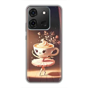 Чохол з мемом Тралалело тралала на Infinix Smart 7 (Балерина капучина)