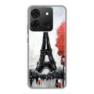 Чохол Ейфелева Вежа Infinix Smart 7 - (AlphaPrint) (Вежа в Парижі)