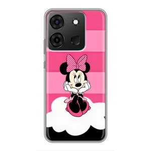 Міккі Маус чохол для Infinix Smart 7 (AlphaPrint - Мультяшні) (Дівчинка Maus)