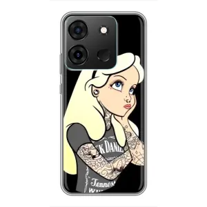 Чохол з принтом «Дівчина в тату» для Infinix Smart 7