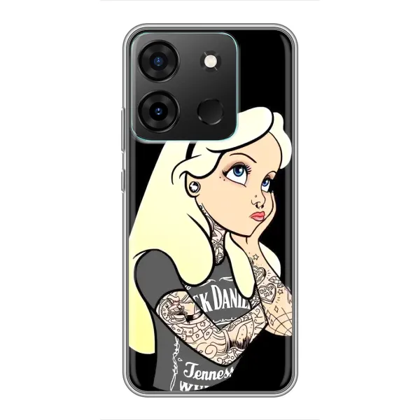Чохол з принтом «Дівчина в тату» для Infinix Smart 7