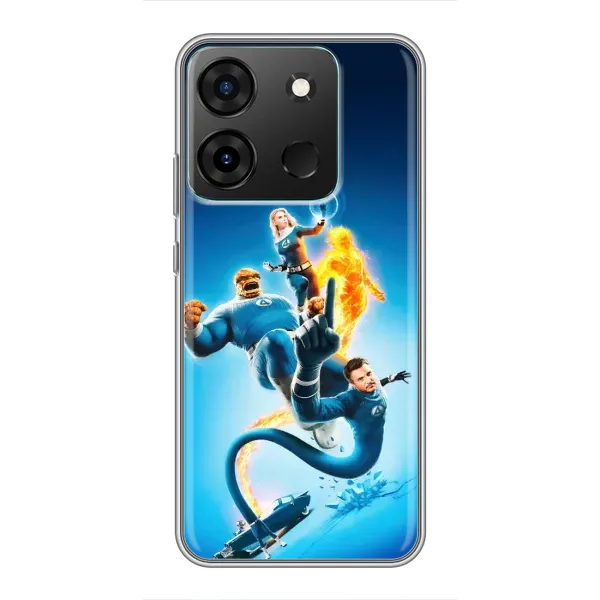 Чехол с принтом «Герои Фантастическая Четверка» для Infinix Smart 7