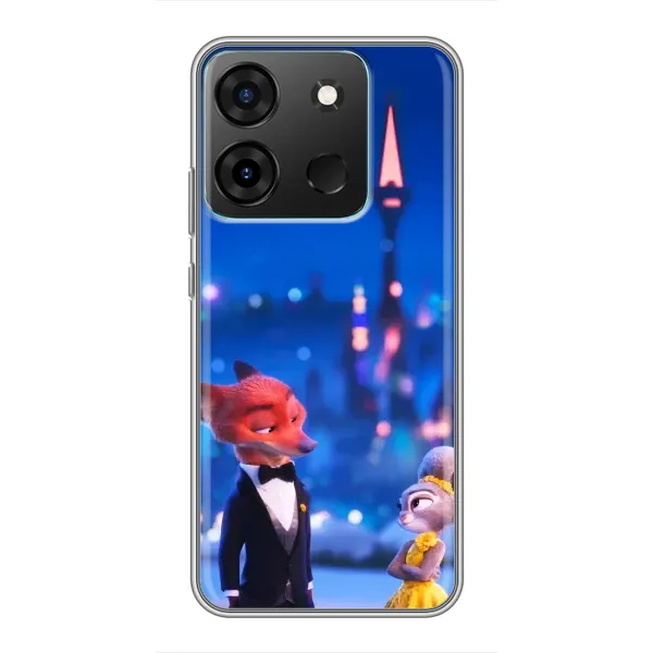 Чехол с принтом «Романтический вечер Зверополис» для Infinix Smart 7