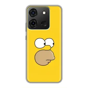 Чехол с Симпсонами для Infinix Smart 7 (VPrint) (Гомер)