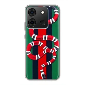 Чохол з принтом «Gucci змія» для Infinix Smart 7