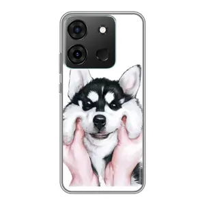 Чохол з Хаскі Infinix Smart 7 - (AlphaPrint)