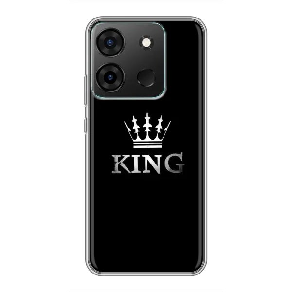 Чохол з принтом «KING» для Infinix Smart 7