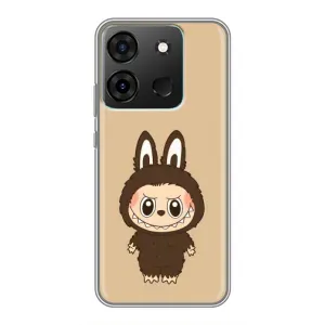Чохол з Лабубу на Infinix Smart 7 (Bored Ape в червоному)
