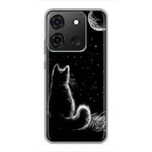 Чохол з принтом для Infinix Smart 7 (AlphaPrint) Модні коти