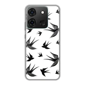 Чохол з пташками на Infinix Smart 7 (VPrint) (Ластівки)