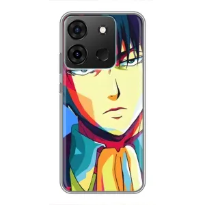 Чехол с принтом «Леви Аккерман» для Infinix Smart 7