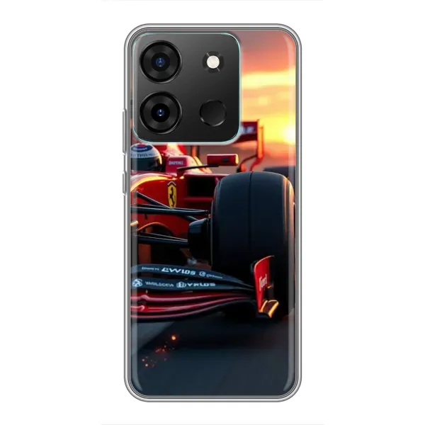 Чехол с принтом «Макларен на закате» для Infinix Smart 7