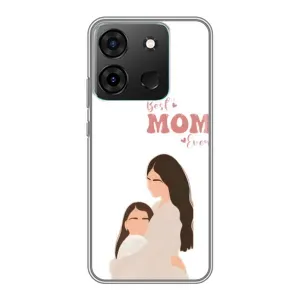 Чохол з принтом «Мама і донька» для Infinix Smart 7