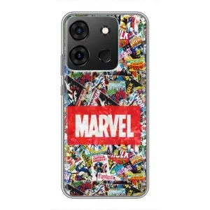 Чехол с принтом «Марвел комиксы» для Infinix Smart 7