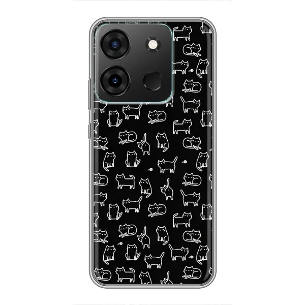 Чохол з принтом «Маленькі котики» для Infinix Smart 7