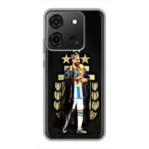 Чохли для Infinix Smart 7 (Leo чемпіон) (AlphaPrint) (Мессі Король)
