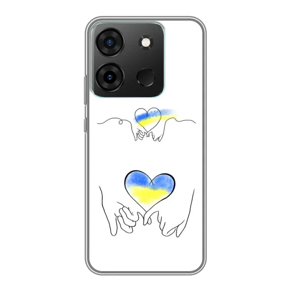 Чехол с принтом «Мир Украине» для Infinix Smart 7