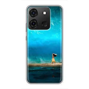 Чехол с мультфильмом Моана Infinix Smart 7 (Океан Моана)