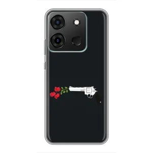 Чехлы (ART) Цветы на Infinix Smart 7 (VPrint) (Неожиданные цветы)