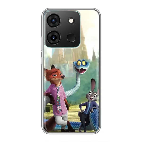 Чехол с принтом «Герои мультфильма Зверополис» для Infinix Smart 7