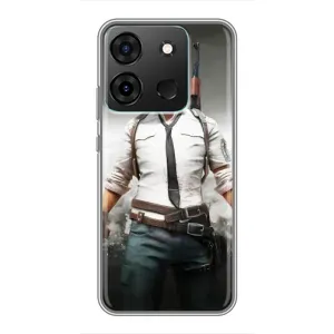Чехол PUBG для Инфиникс Смарт 7 (AlphaPrint)